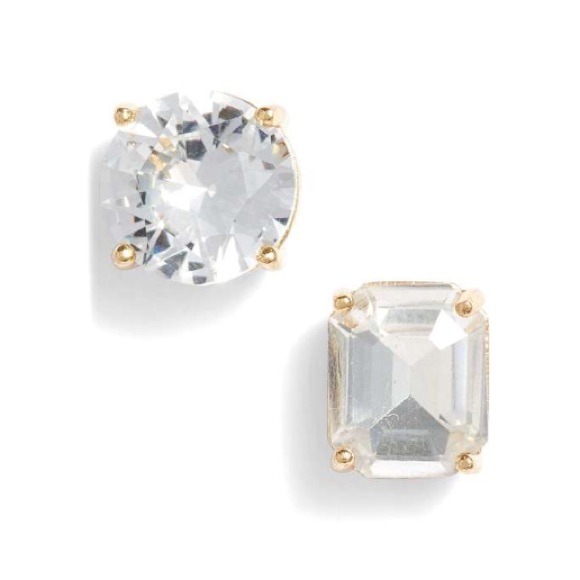 đ Kate Spade NY Mismatched Faceted Stud Earrings